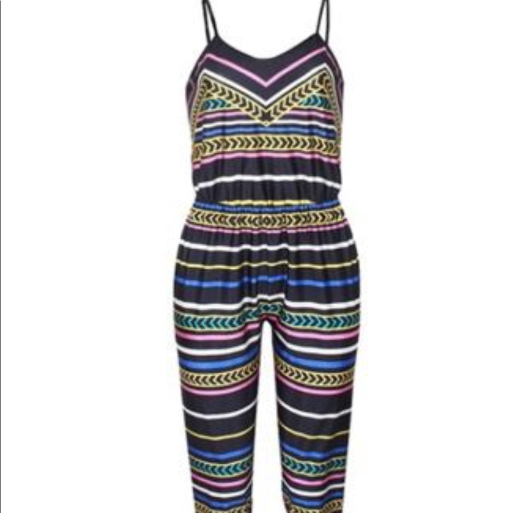 Multi Color Jump suit